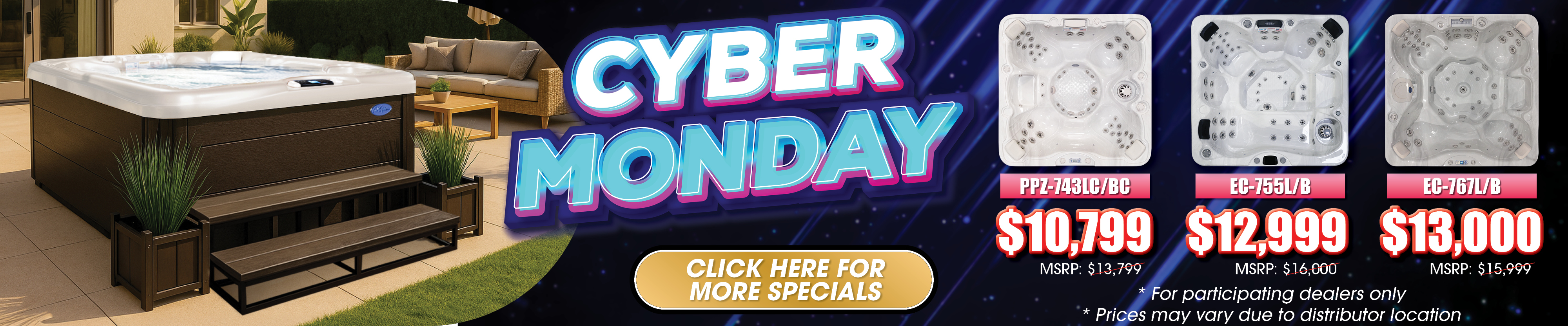 Calspas hot tub being used in a family setting - North Richland Hills